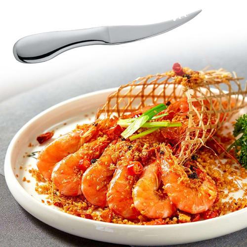 5-in-1 Stainless Steel Shrimp Peeler, Shrimp Peeler Set, Keeps Your Hands Clean, Multifunctional, Can Be Used for More Than Just Shrimp, and for Vario