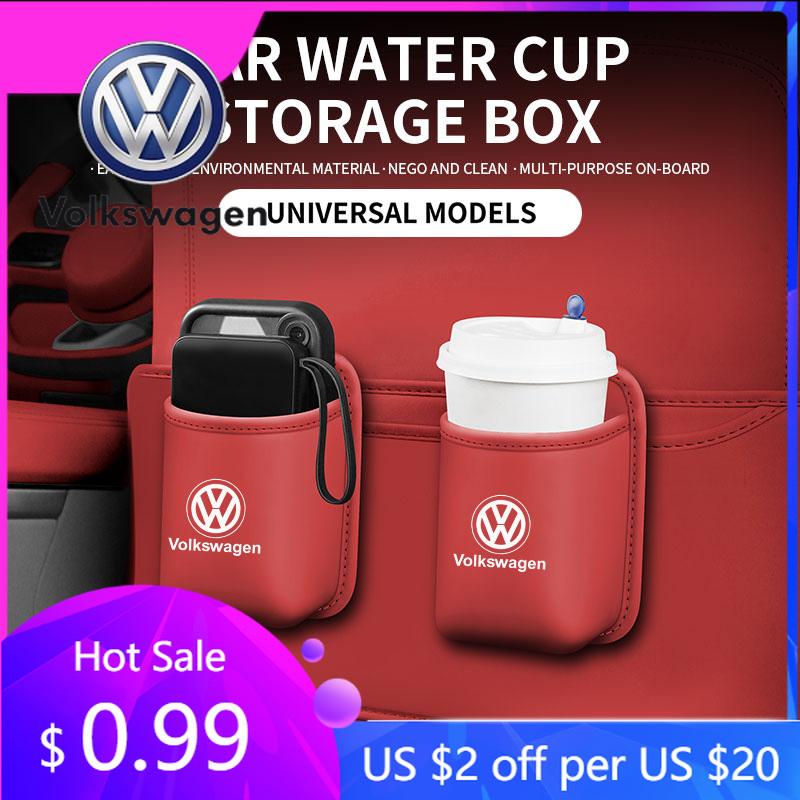2026 Hot For Volkswagen VW Volkswagen Door Side Water Bottle Holder; Car Seat Storage Bag; Car Mobile Phone Storage Box; Side St