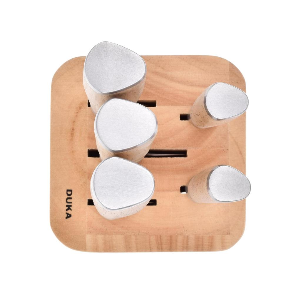 Professional Knife Set in Wooden Block, 5-Piece, SNITT DUKA