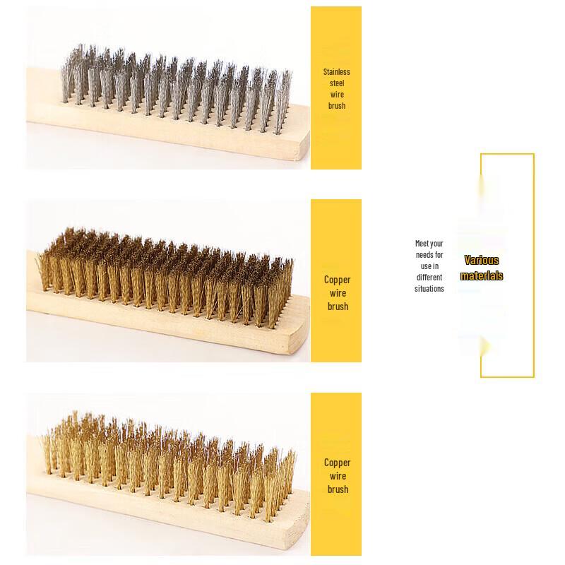Multipurpose Wooden Handle Wire Brush