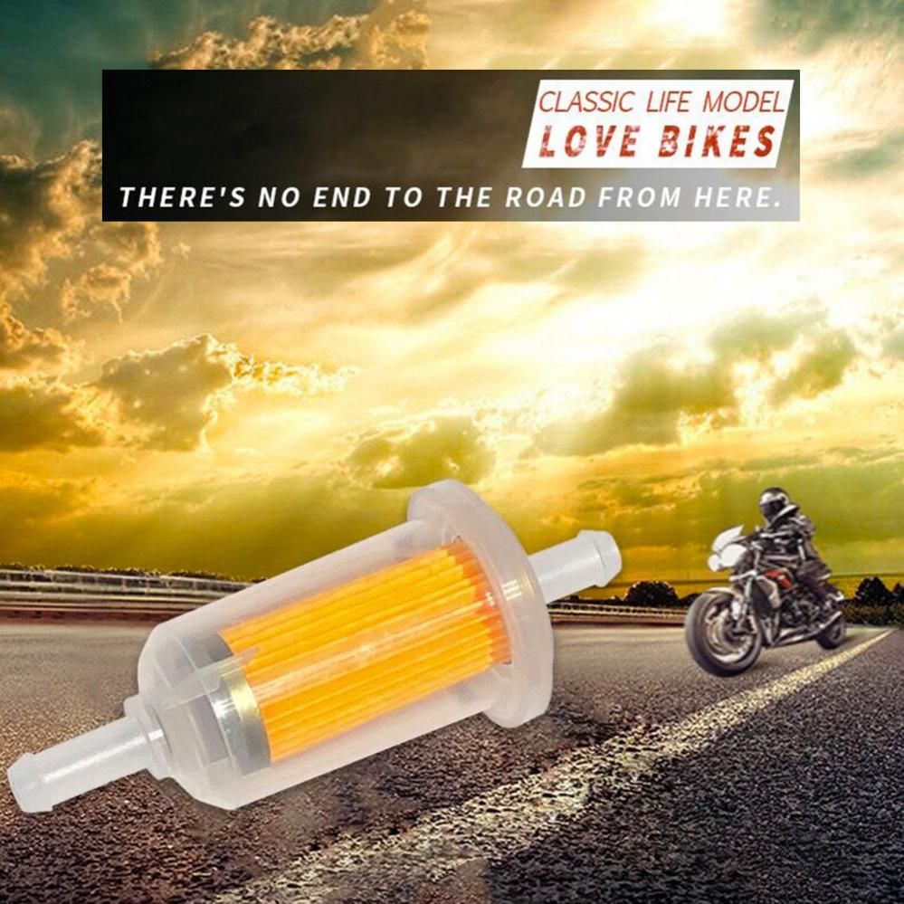 8mm Motorcycle Oil Filter Inline Gas Fuel Filter Motorbikes Scooter Fuel Filters Tools for Street Dirt Bike Motorbike ATVGood product