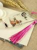 Peking Opera Mask Bookmark Set: Chinese Style, Creative Leaf Design, Perfect for Classmates and Female Students – Great Birthday Gift.