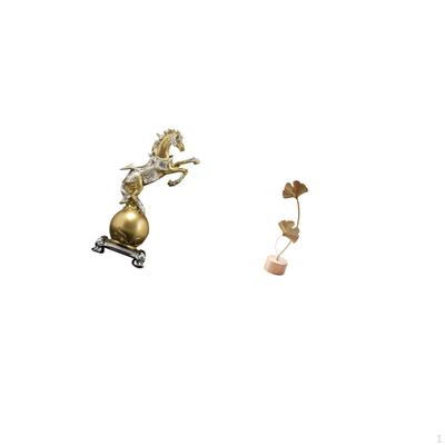 Modern Resin Horse Figurine Creative Abstract Art Sculpture Collectible Ornament for Living Room