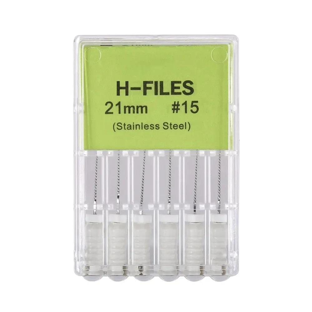 High Quality Dental H- Files Stainless Steel Hand Use Root Canal H File Endodontic Treatment File for Dentistry Instrument