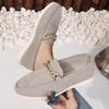 Fashion Plus Size Shoes for Women 35-42 Spring Autumn Women Slip On Flats Casual Loafers Zapatos De Mujer Platform Round Toe Shoes
