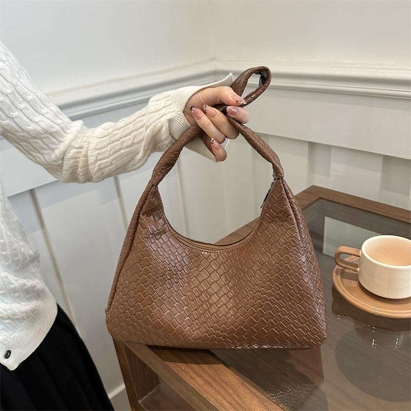 

Fashion Commuter Compilation Underarm Bag Women s Maillard Casual Retro Versatile Simple Large Capacity Premium Shoulder Bag