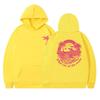 Plus Size Women's Retro Hip Hop Hoodie - Street Style Letter Print, Loose Fit, Autumn/Winter Fashion