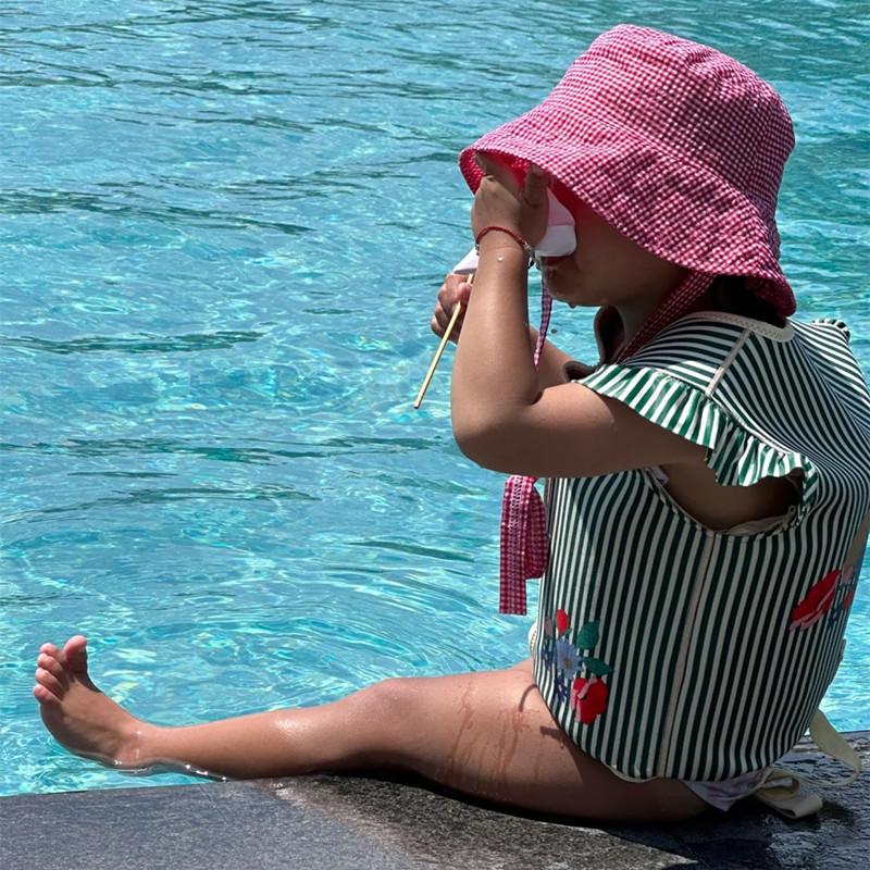 Kids Float Vest With Cotton Material Cartoon Print For Water Play And Swimming Safety