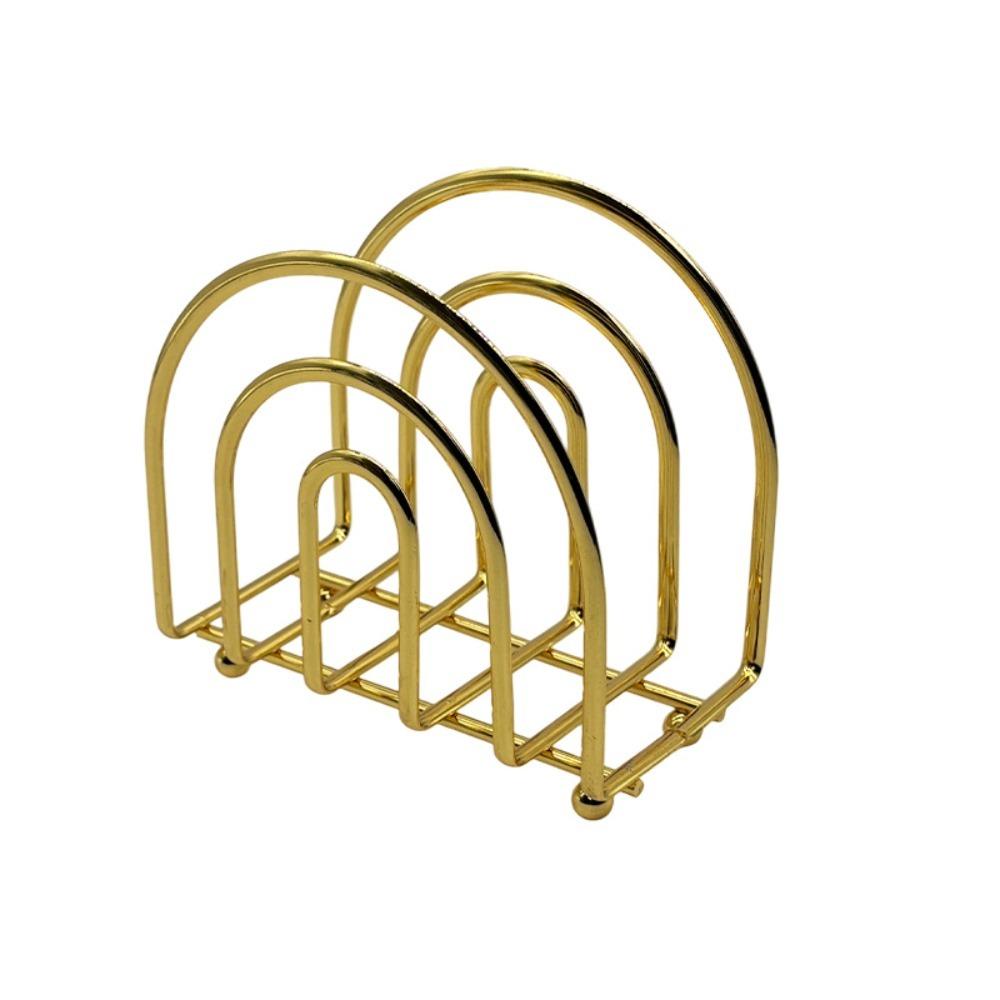 Hollow Tissue Paper Storage Rack Metal Tissue Dispenser Modern Design Napkin Holder  Restaurant