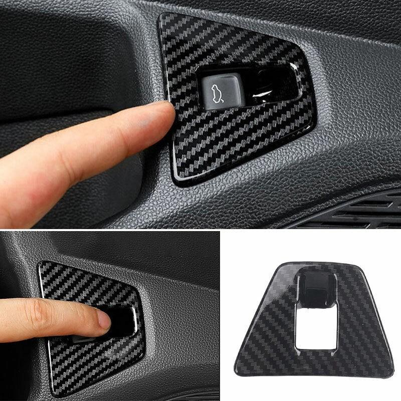 For Volkswagen Jetta Mk7 2019-2023 Back Door Tailgate Switch Trim Carbon Fiber