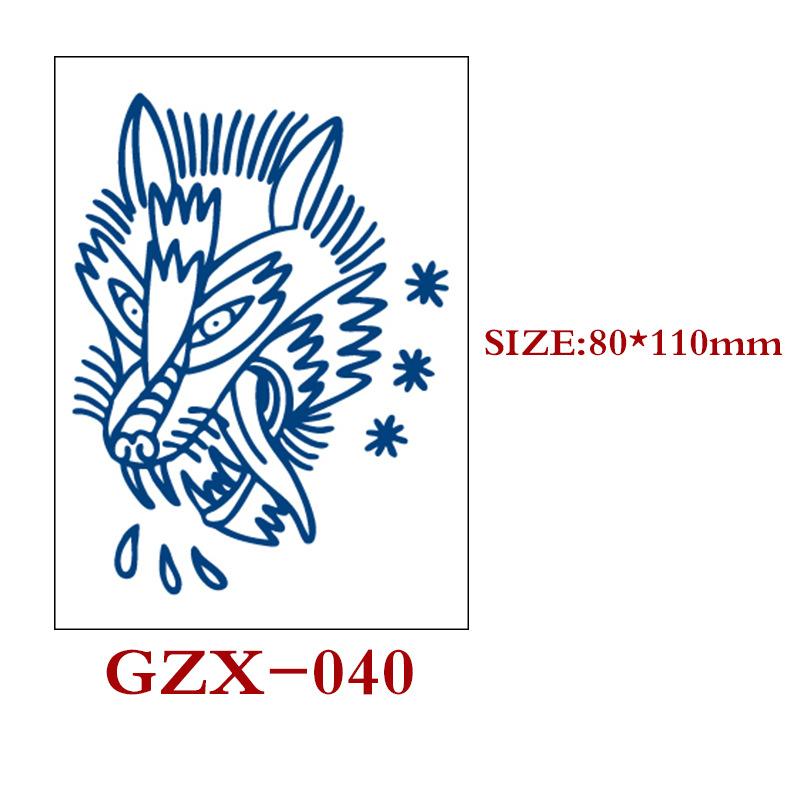 

Herbal Semi-Permanent Tattoo Sticker, Semi-Permanent Tattoo Sticker, Waterproof, Sweat-Proof Tattoo 80*110mm