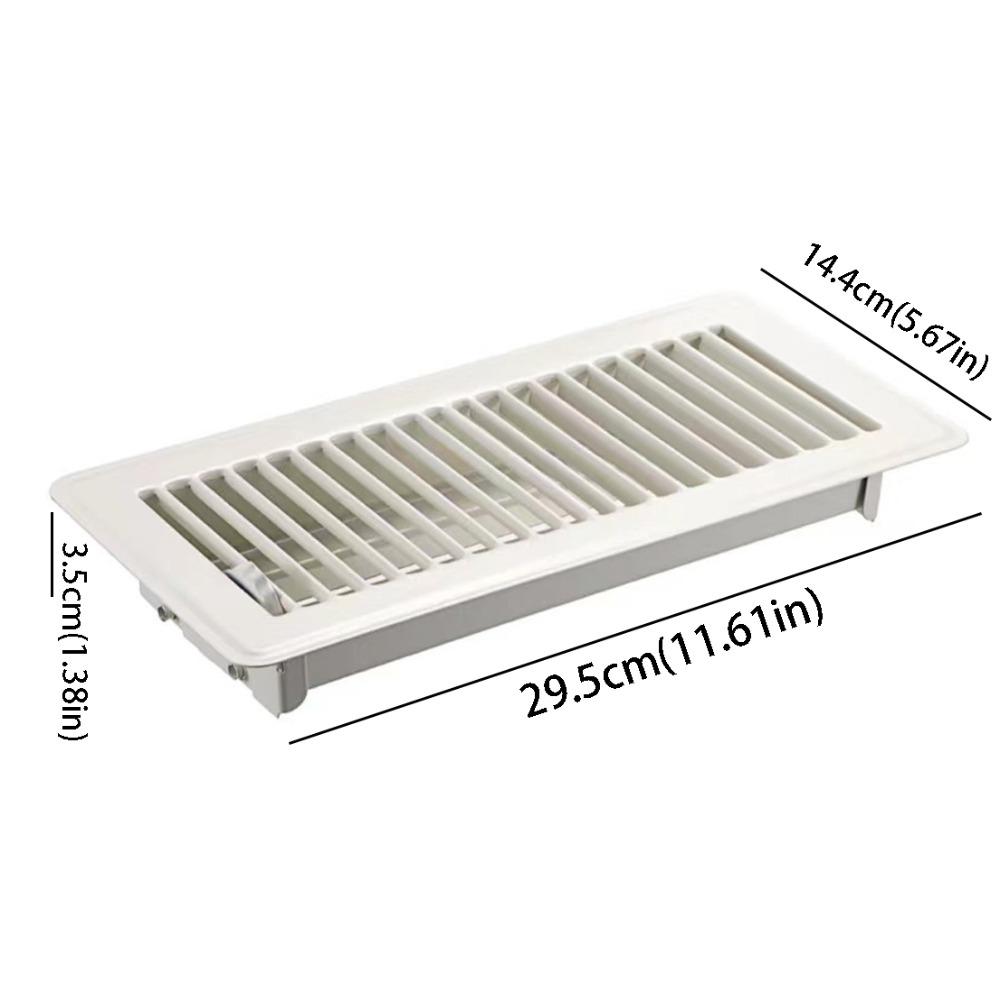 Carbon Steel Floor Register High Efficiency Air Vent Covers 2-Pack Floor Vent Covers Home Floor