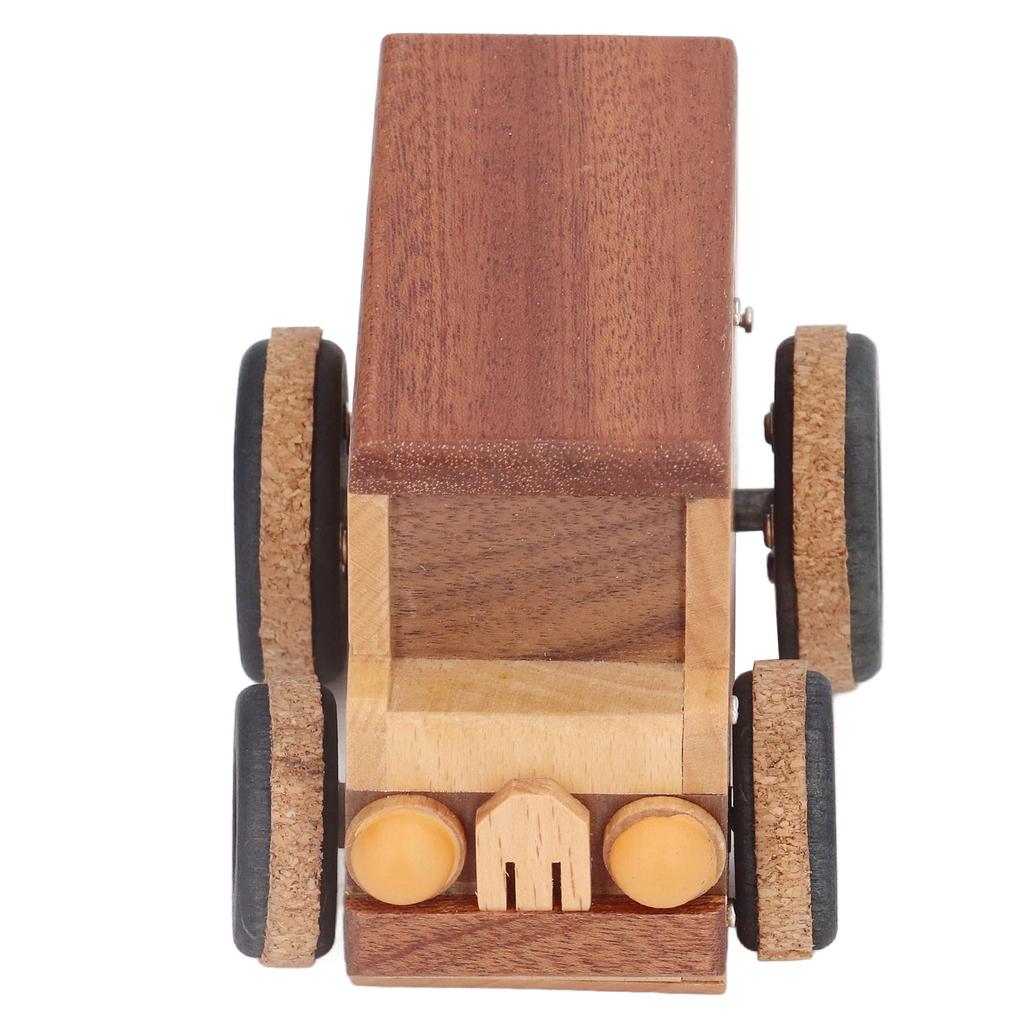Bus Music Box Unique Wooden Car Bus Music Box Crafts Children"s Gifts Toys Home Decoration Ornaments