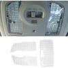 3Pcs Car Interior Map Dome Light Reading Light Cover for Prius 2010-2015, transparent, 370966
