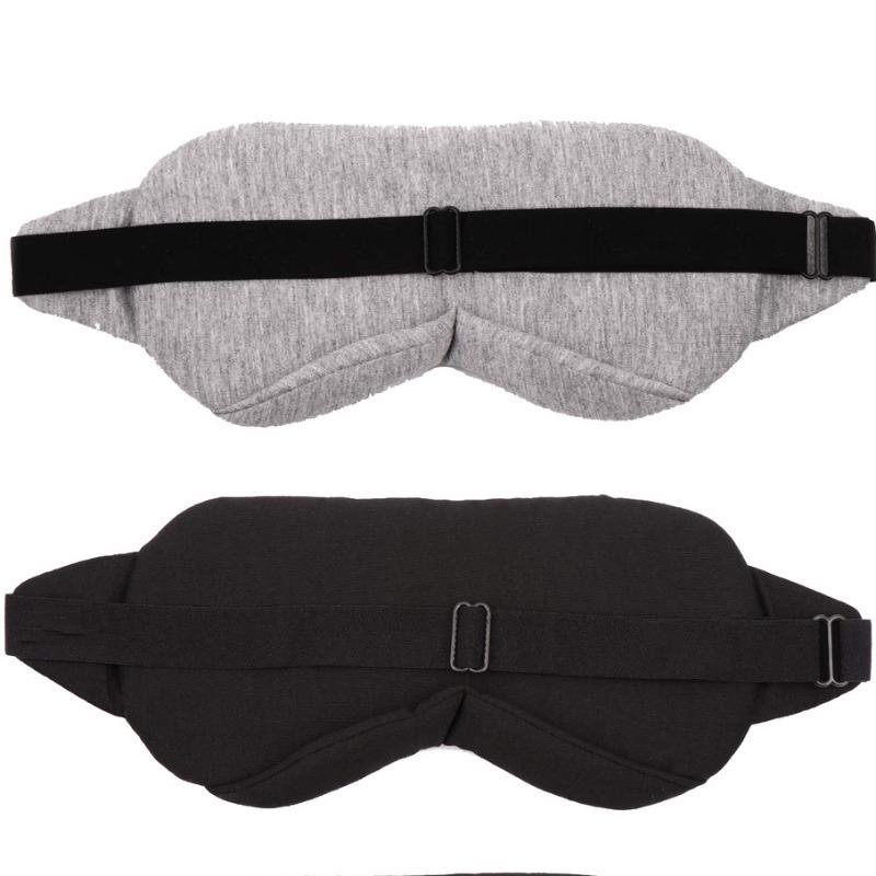 Bawełniana maska na oczyBawełniana regulowana maska na oczyWygodna i oddychającaPodróżOdpoczynekSenDrzemkaPełne zacienienieMaski na oczy