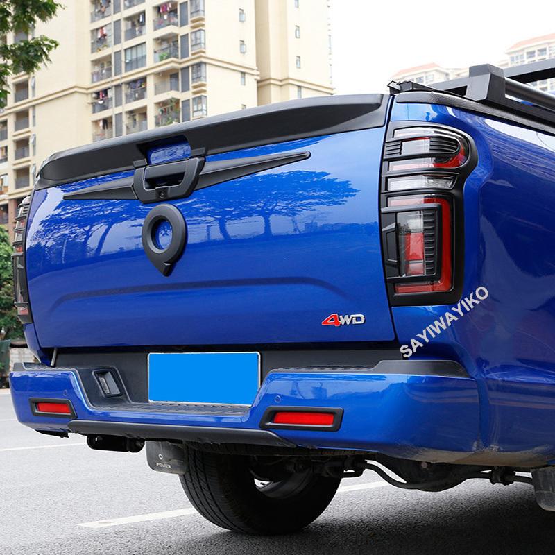 car styling fit for GWM Ute Pickup tail light  Cover rear lamp Frame  cover Trim for Great Wall POER Accessories