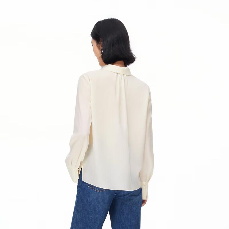 VEROMODA Women's V-Neck Tie-Detail Loose Blouse