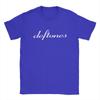 Deftones White Logo T-Shirts for Men Harajuku Gothic Japanese Vintage Cotton Tee Round Neck Short Sleeve Soft Oversized T Shirt