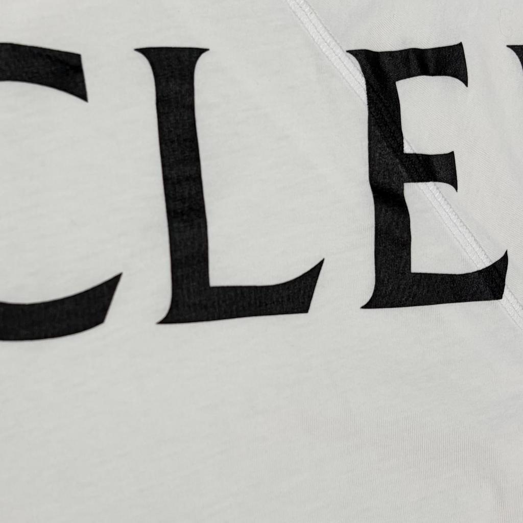 MONCLER Front Logo T-Shirt White Men's Size XL Model G10918C7C510829H8