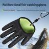 Non-slip Anti-puncture Fishing Gloves with Magnetic Buckle