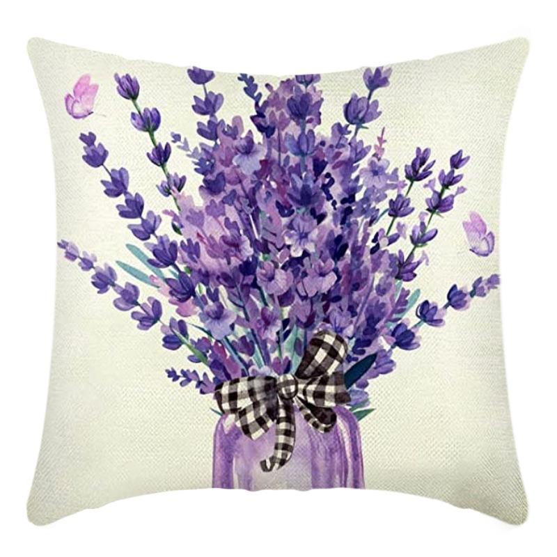 New Tropical Plant Leaves Rainforest Linen Cushion Pillow Cover