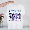 Omori Game Anime Funny Tshirts Men Shirt Harajaku Mens Clothing Summer Streetwear Casual Print Tee Short Sleeve Tops