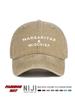 Margaritas & Mischief Graphic Print Baseball Cap Casual Retro Adjustable Sun Hat