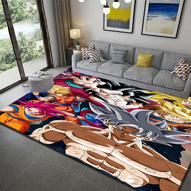 

Dragon Ball Cartoon Printed Bedroom Floor Matanime soft washable cartoon floor carpet 60x90cm