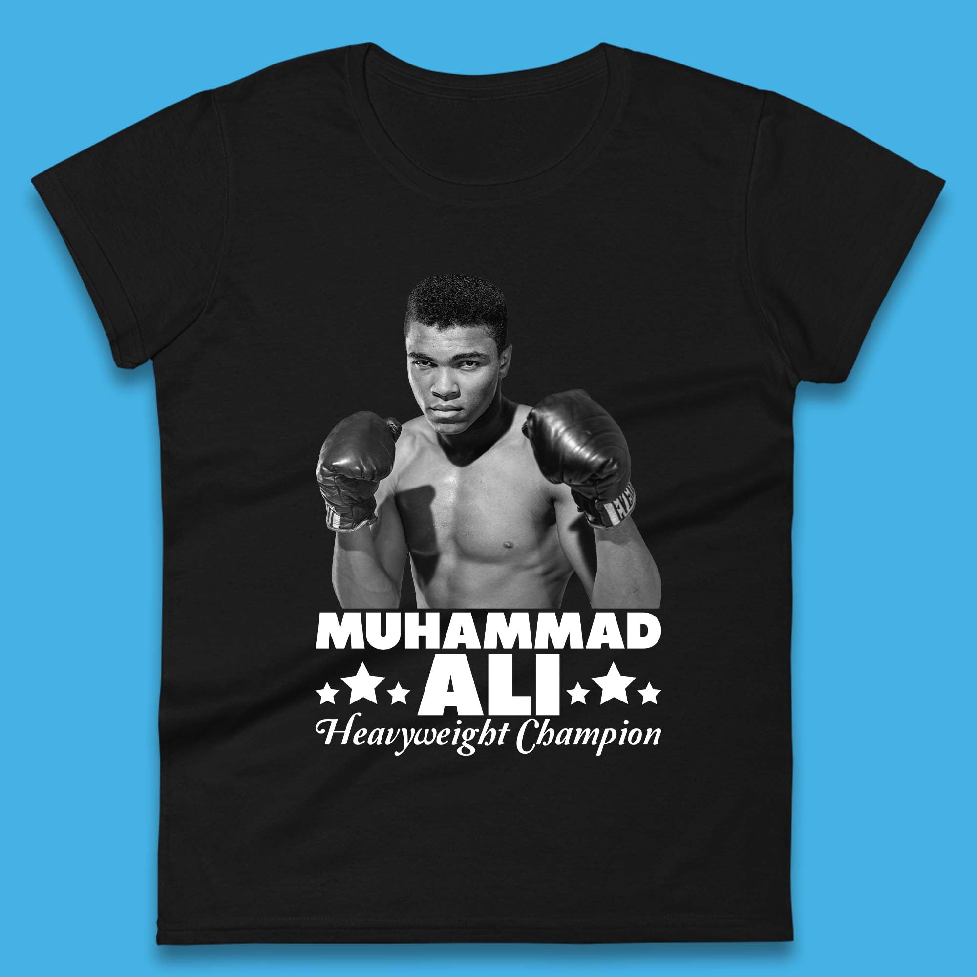 

Muhammad Ali Heavyweight Champion Womens T-Shirt Mens Tops Tees Unisex 4XL