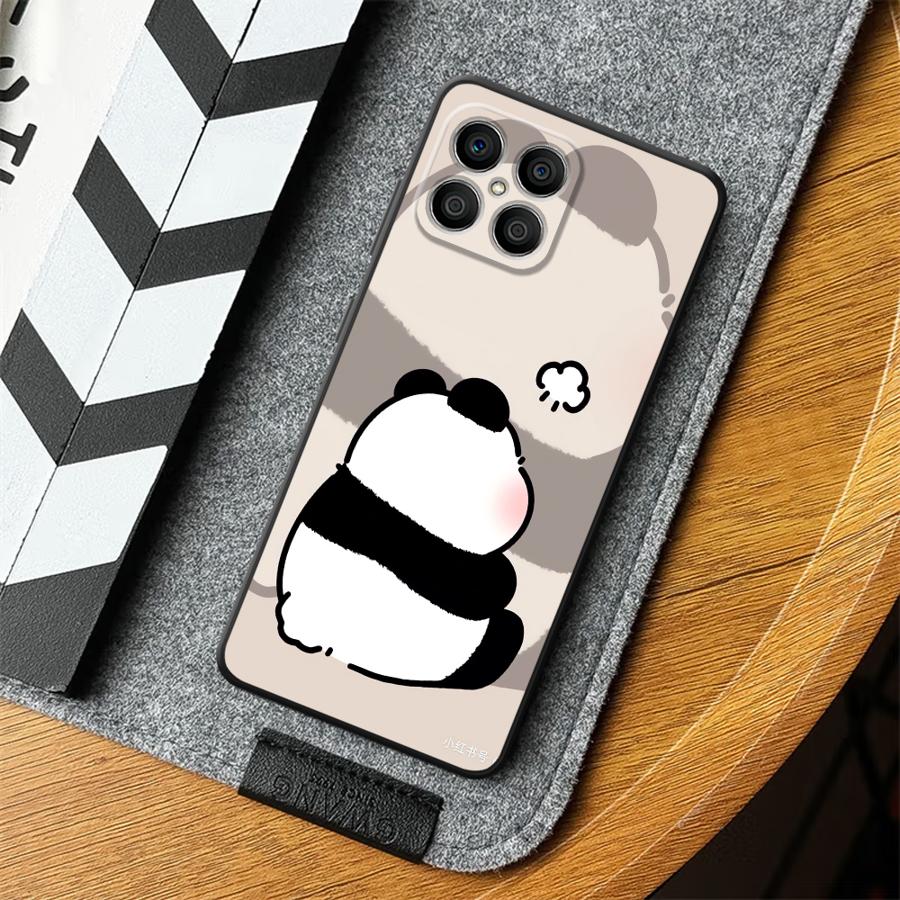 Cartoon Cute Panda Case for Honor 70 Magic5Lite X8 200 400 Lite X5b 90 8X X6 X9a X7 Funda Phone Cover