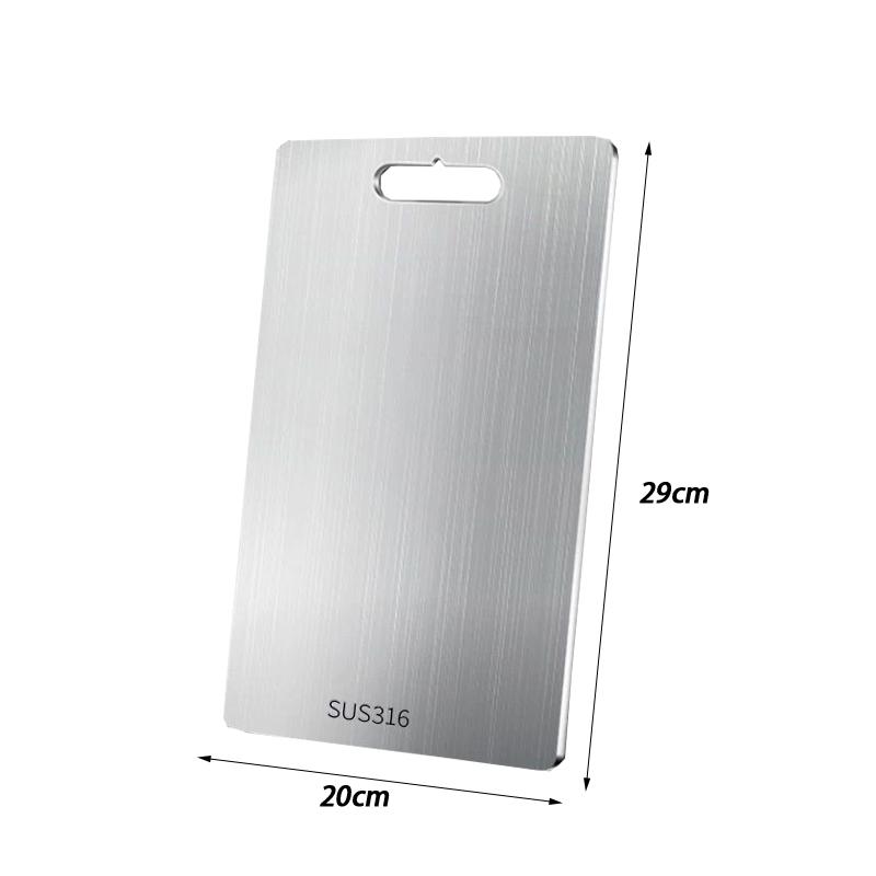 Stainless Steel Cutting Boards For Kitchen Food Thickened Double Sided Cutting Boards