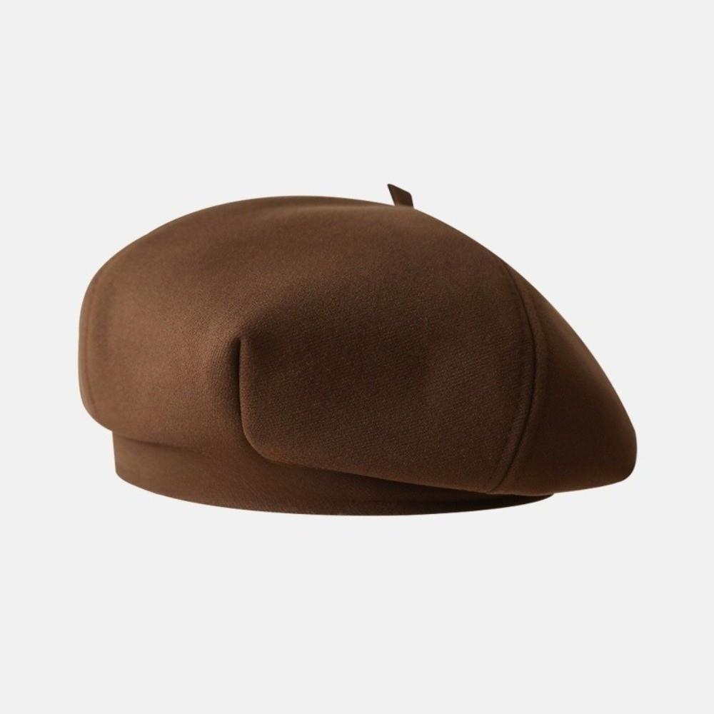 Letter Embroidered Newsboy Hat Octagonal Visors Cap Vintage Beret Painter's Hat