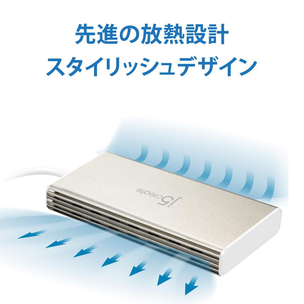 J5create Stație de Andocare Mini 6 în 1 Monitor Dual PD60W HDMI4K 2K LAN cu Fir Carcasă Aluminiu Compatibilă cu MacBook USB-C USB3.0 Windows,