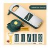 Wutuo 6-in-1 Stainless Steel Vegetable Slicer & Grater