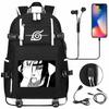 New Riman Peripheral Printing USB Teen Student Schoolbag Leisure Travel Backpack Large Capacity