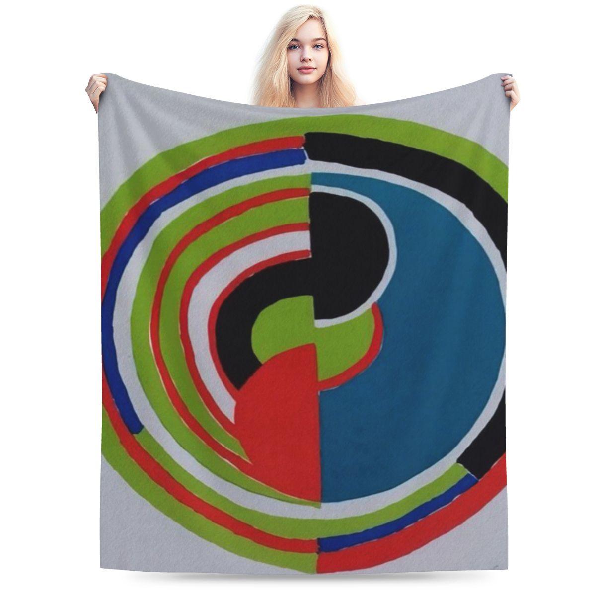 Sonia Delaunay  ABSTRACT SWIRL Custom Comfortable Party An UltraSoft Micro Fleece Blanket 75x100cm