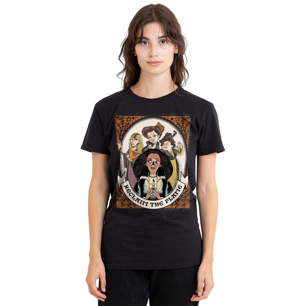 Hocus Pocus 2 Unisex Adult Reclaim The Flame Becca Stamp T-Shirt