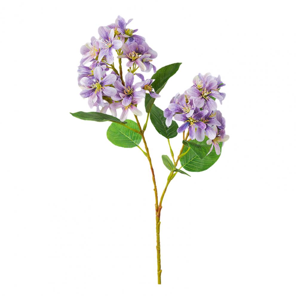 

Realistic Fake Flowers Premium Sprig Realistic Artificial Delphinium Flowers for Wedding Bouquets Home Decor for Vase фіолетовий