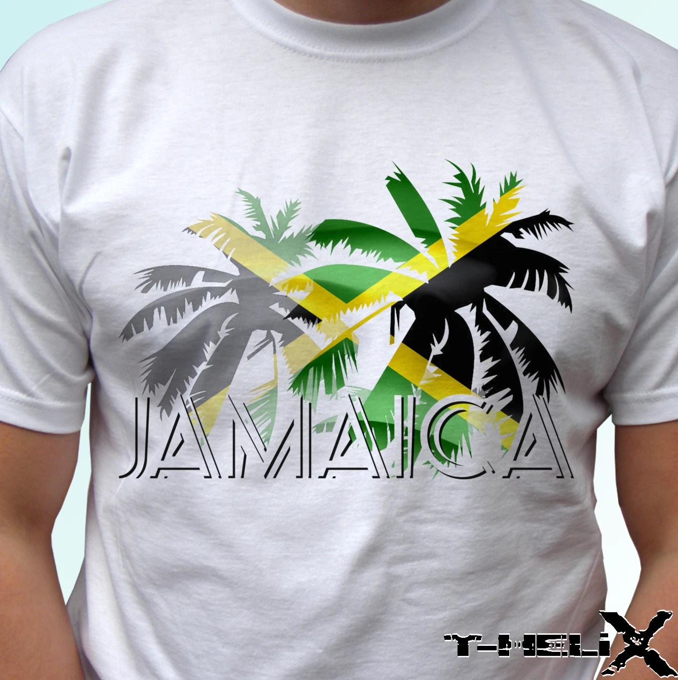 

Jamaica kids boys T-Shirt flag top gift palm tee holiday design s s kids sizes 140