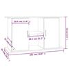 VidaXL Support d'aquarium chêne marron 101x41x58 cm bois d'ingénierie 833614