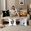 Tv G-Good Omens Pillow Case Sofa Living Room Bedroom Double-Sided Printing Square Cushion Nap Time Pillow Case