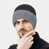 Winter Velvet Neck Cap Two-Piece Men's Outdoor Cold-Proof Warm Ear Protection Wool Knitted Hat