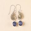 Iolite Gemstone 925 Sterling Silver Jewelry Handmade Drop/Dangle Earrings 1.8" EE-88-7