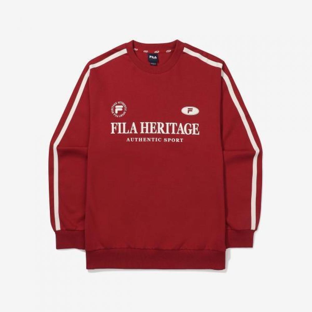 Fila New Heritage Logo Point Sweatshirt Red/95