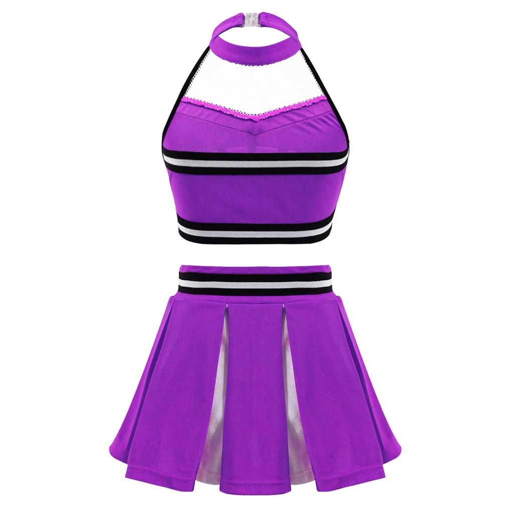 Niños Niñas Colegiala Porrista Disfraz Animadora Líder Uniforme Trajes  Carnaval Fancy Dress Ropa de baile comprar a buen precio — entrega  gratuita, reseñas reales con fotos — Joom