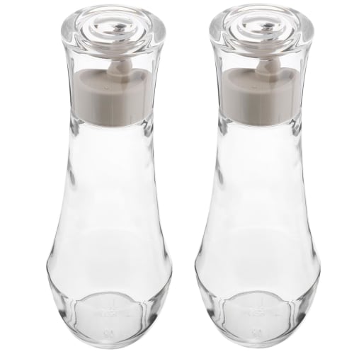 GLEAVI 2-Piece Refillable Mouthwash Bottle with Pump for Oil and Vinegar Soap