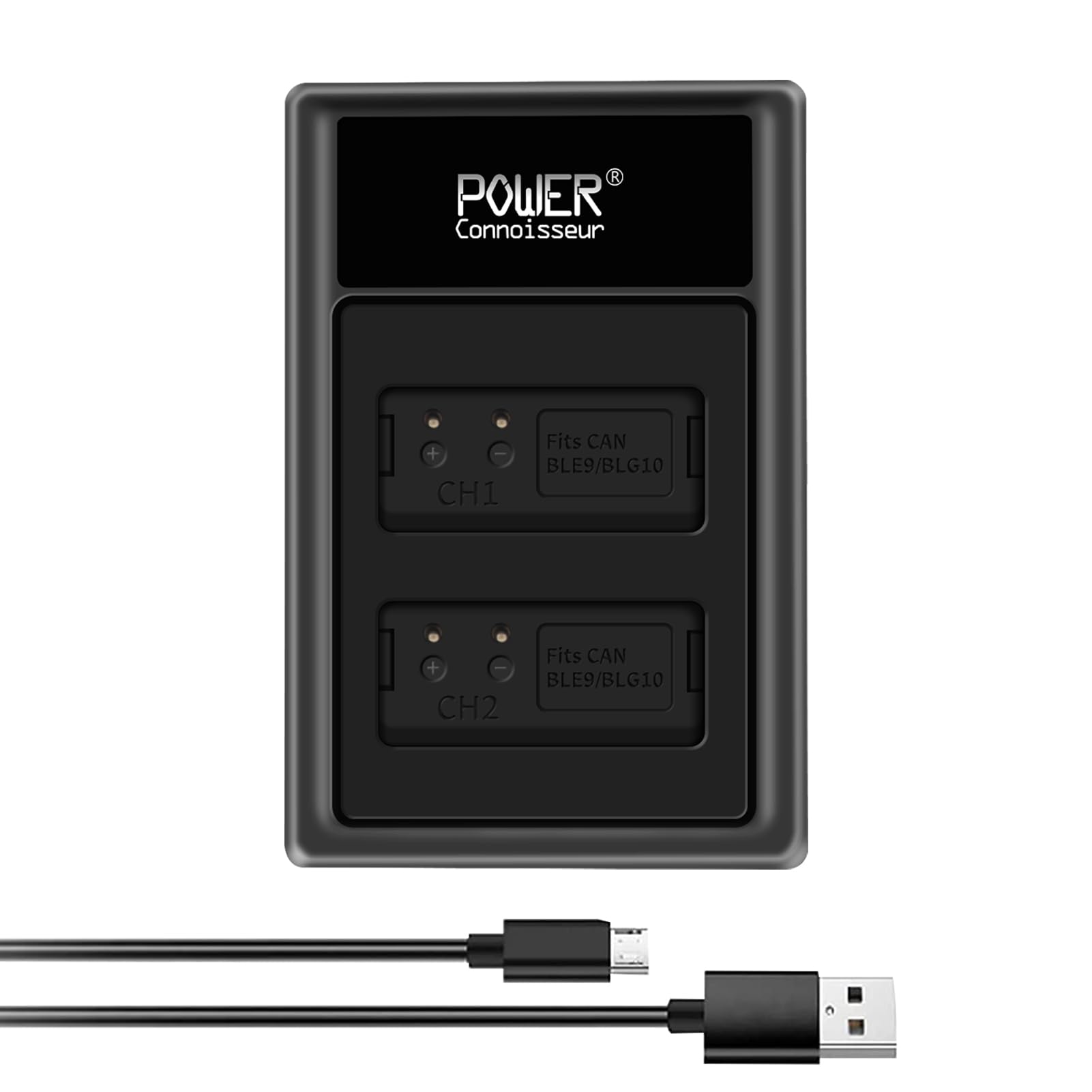 

[Power-connoisseur] LEICA BP-DC15 compatible fast charger USB charger Easy to carry D-LUX (Typ 109) camera battery compatible charger 2025DO