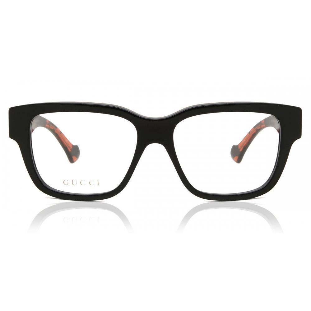 

Gucci Gg1428o 006 Men Eyeglasses Black/55