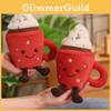 Teacup Ice Cream Shape Plush Toy Stuffed Doll Bedroom Decoration Kids Gifts