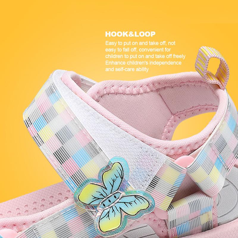 Summer Children Sandals Shoes Boys Girls Toddler Soft Non-Slip Baby Cute Pearl Princess Dance For Kids Student Outdoor Beach